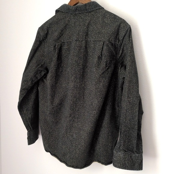 Freedom Foundry Long Sleeve Heavy Weight Chamois Flannel‎ Shirt Gray Mens Size M - Picture 5 of 6